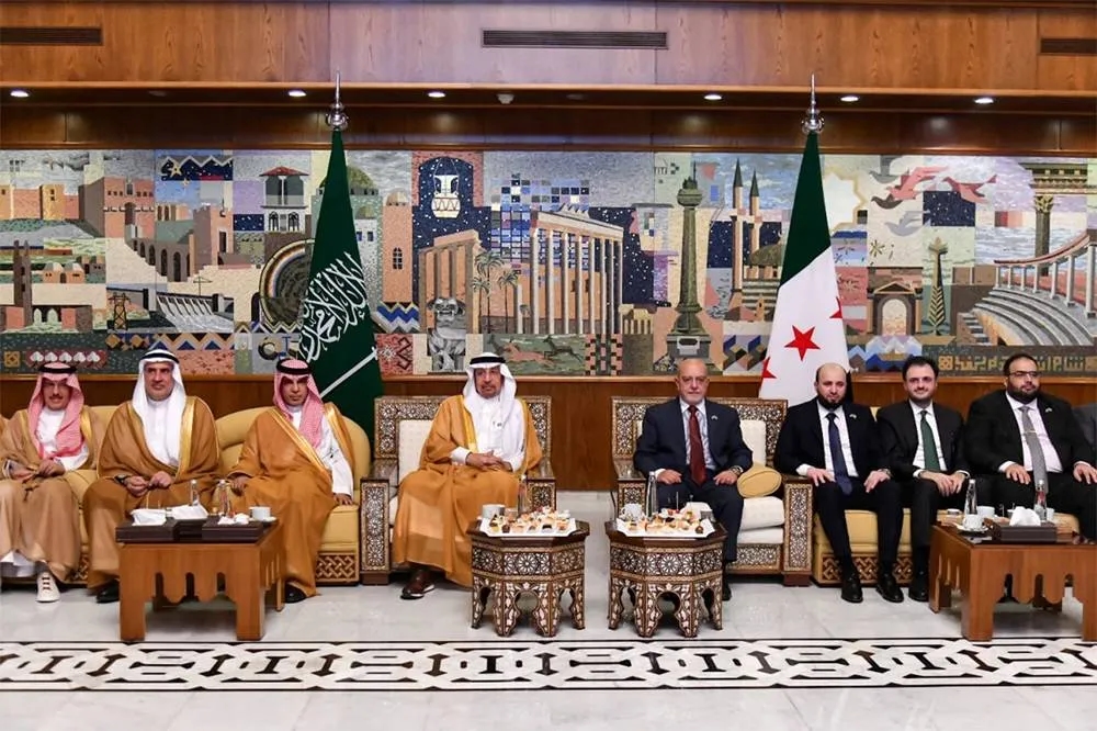 High-Level Saudi Delegation Arrives in Syria to Strengthen Ties, Explore Investments