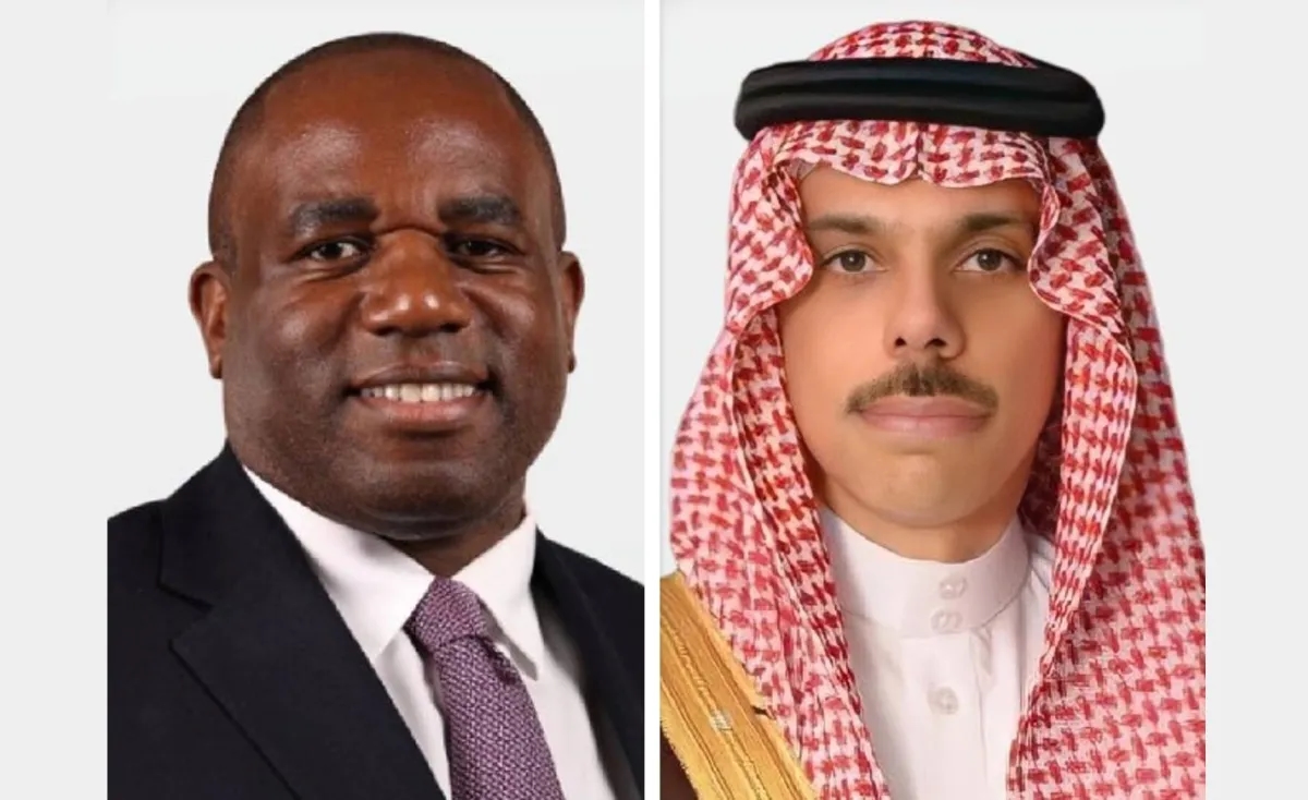 فيصل بن فرحان ولامي يبحثان تطورات المنطقة