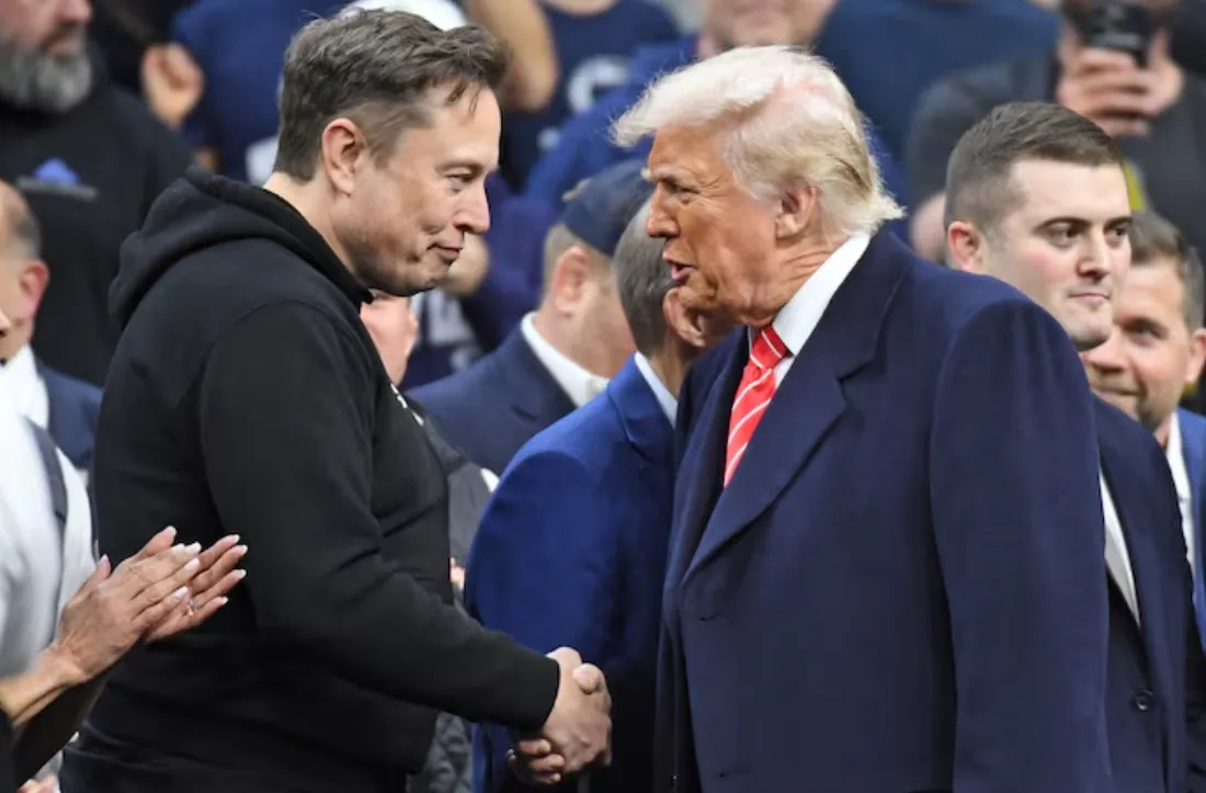 Trump Offers Support to Musk's Car Company in a Surprising Post as Tesla Stock Plunges