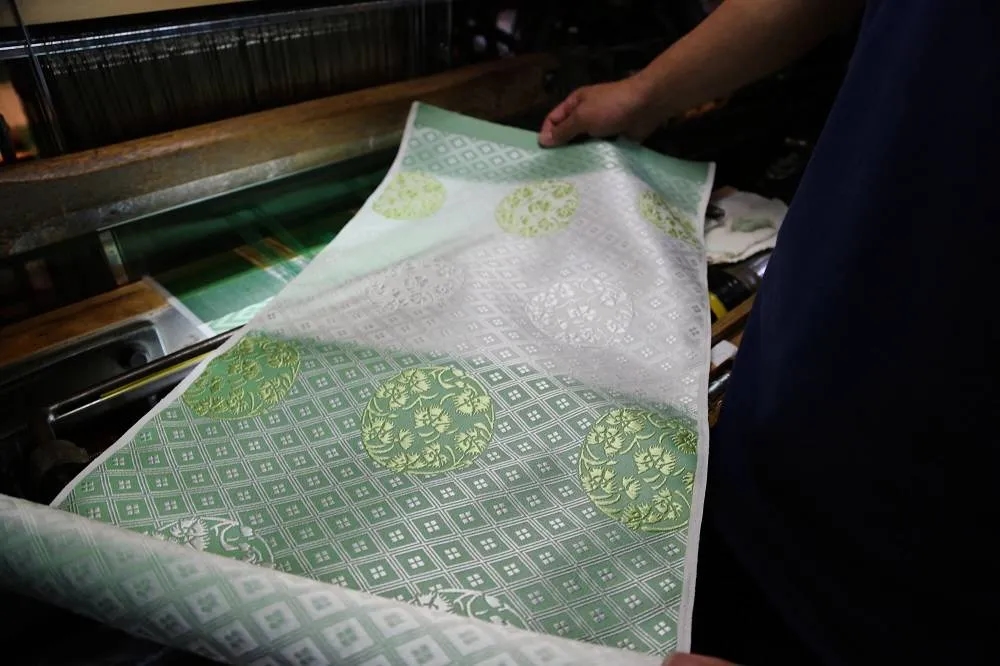 Tradition Meets AI in Nishijinori Weaving Style from Japan's Ancient Capital