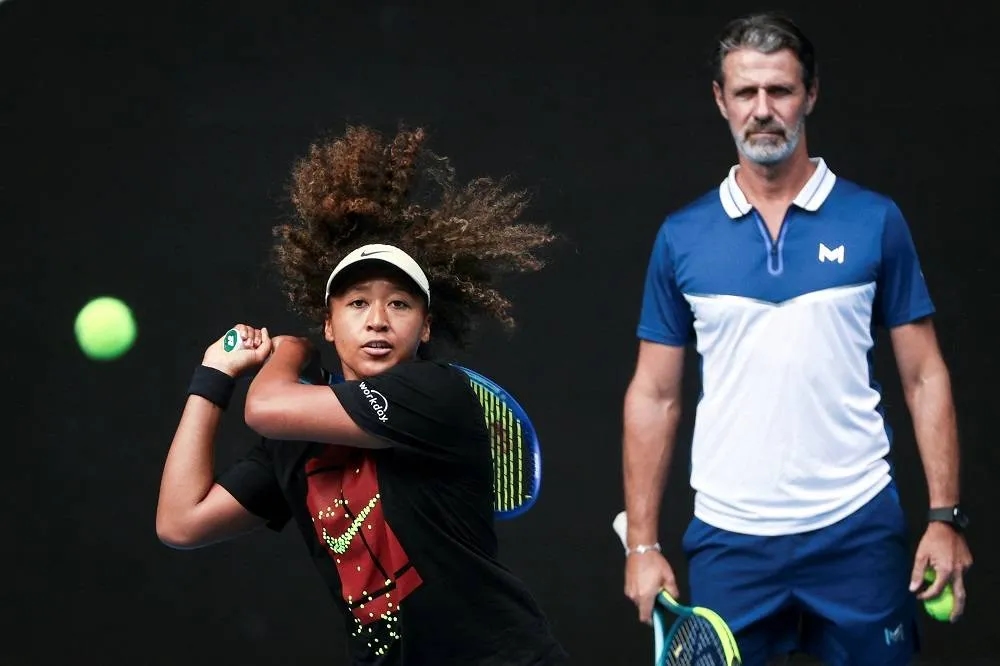 Osaka Parts Company with Coach Mouratoglou after Washington Exit