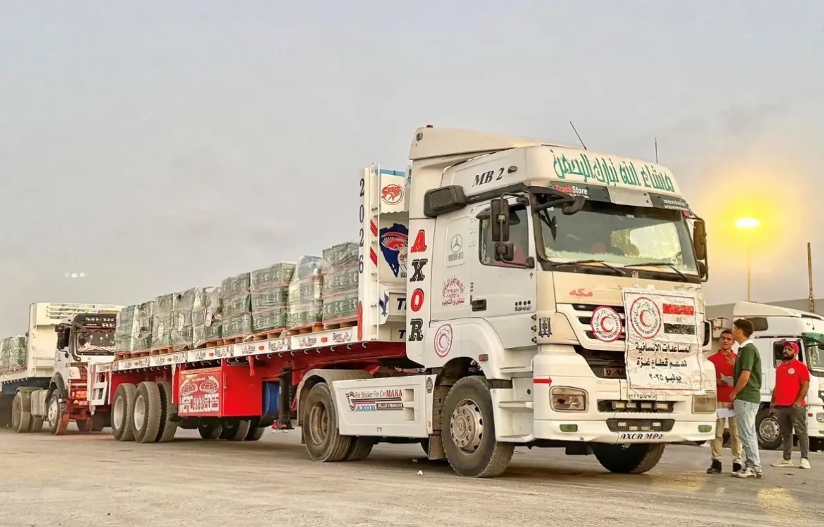 Saudi Arabia Sends Additional Relief Convoy to Gaza