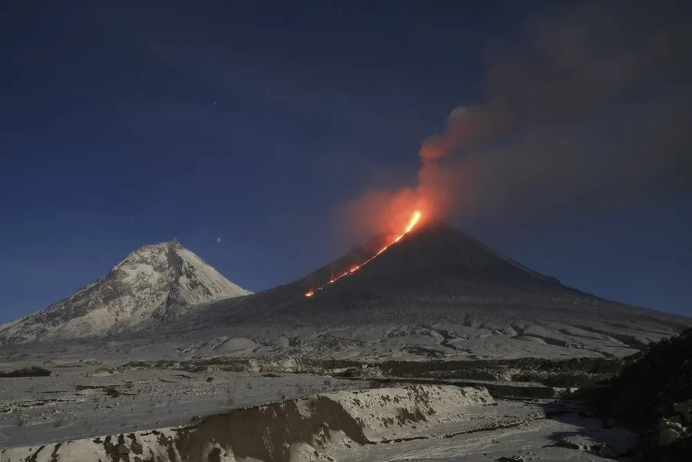 Volcano Erupts After Quake in Russia's Far East
