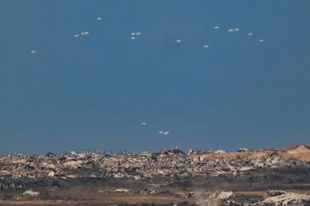 German Army Starts Aid Drops Over Gaza