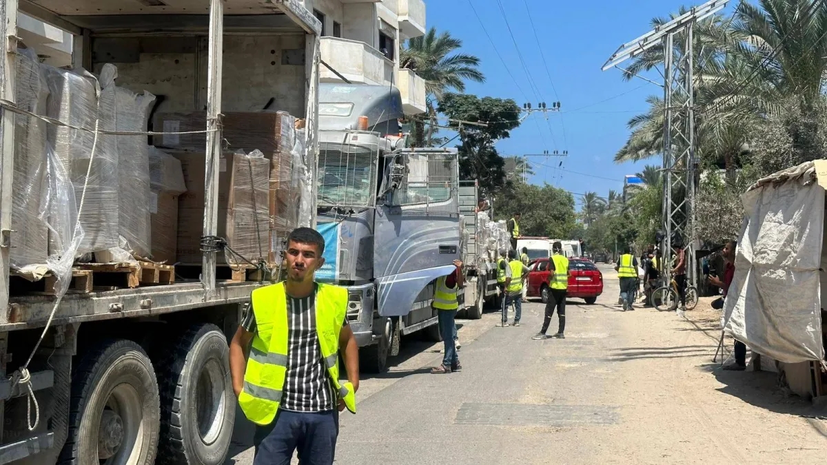 «الأونروا»: نحو 6 آلاف شاحنة مساعدات غذائية جاهزة للدخول إلى غزة