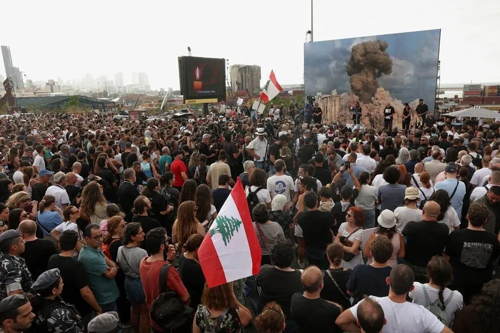 Hundreds Gather to Mark Five Years Since Beirut Blast, but Justice Still Elusive