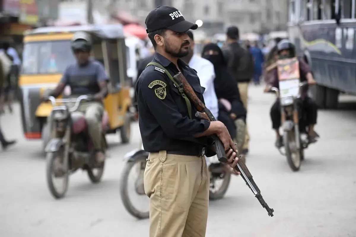 A Roadside Bomb Targeting Police Vehicle in Northwest Pakistan Kills 2 Officers and Wounds 14