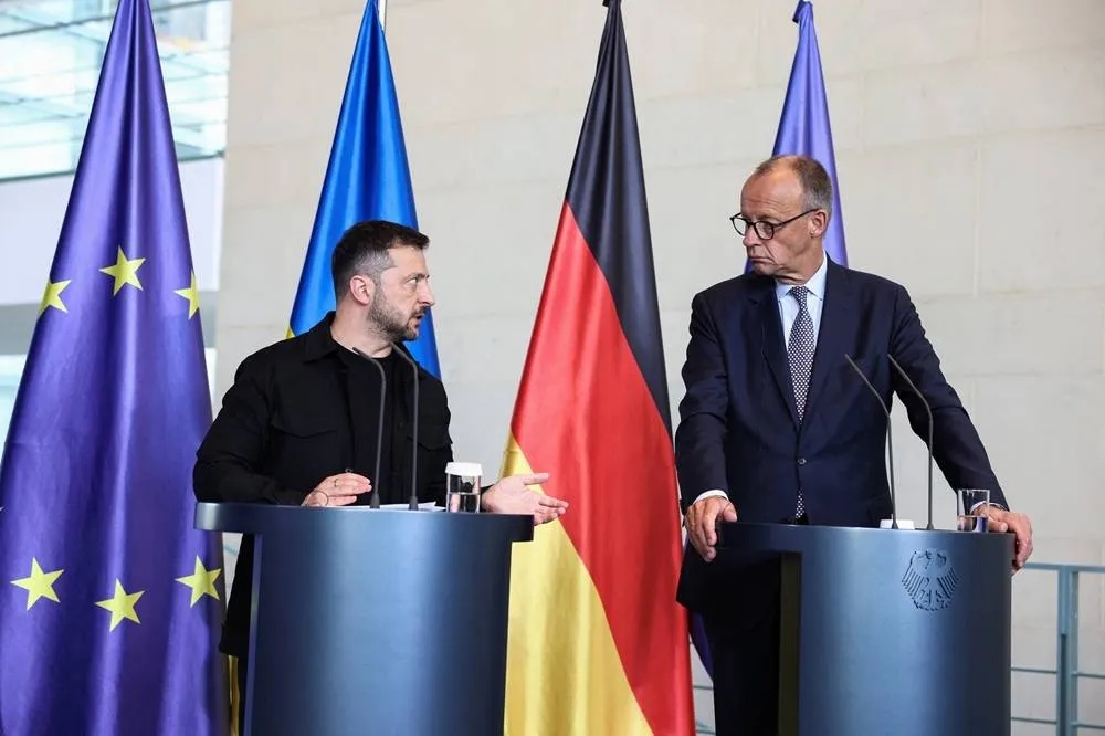 German Chancellor Says European Leaders and Zelenskyy Had ‘Constructive' Meeting with Trump