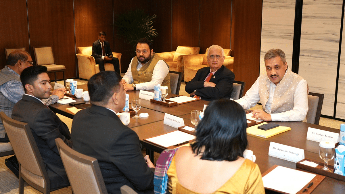 JDU's Sanjay Jha-led all-party delegation meets envoy Shilpak Ambule ahead of talks with Singapore govt