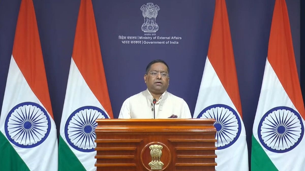 Confident in trajectory of India-US ties, says MEA in response to question about Trump-Munir meet