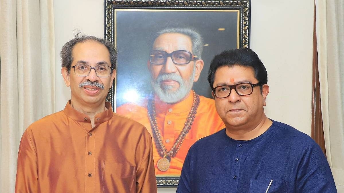 A hug, a photo, a signal? Raj & Uddhav meet again, this time at Matoshree on ex-CM's birthday
