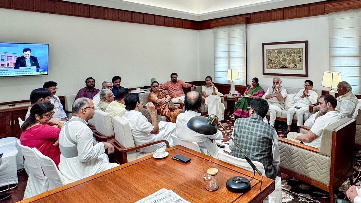 INDIA bloc rallies behind Rahul after SC rap; Priyanka says deciding who's true Indian not court's job