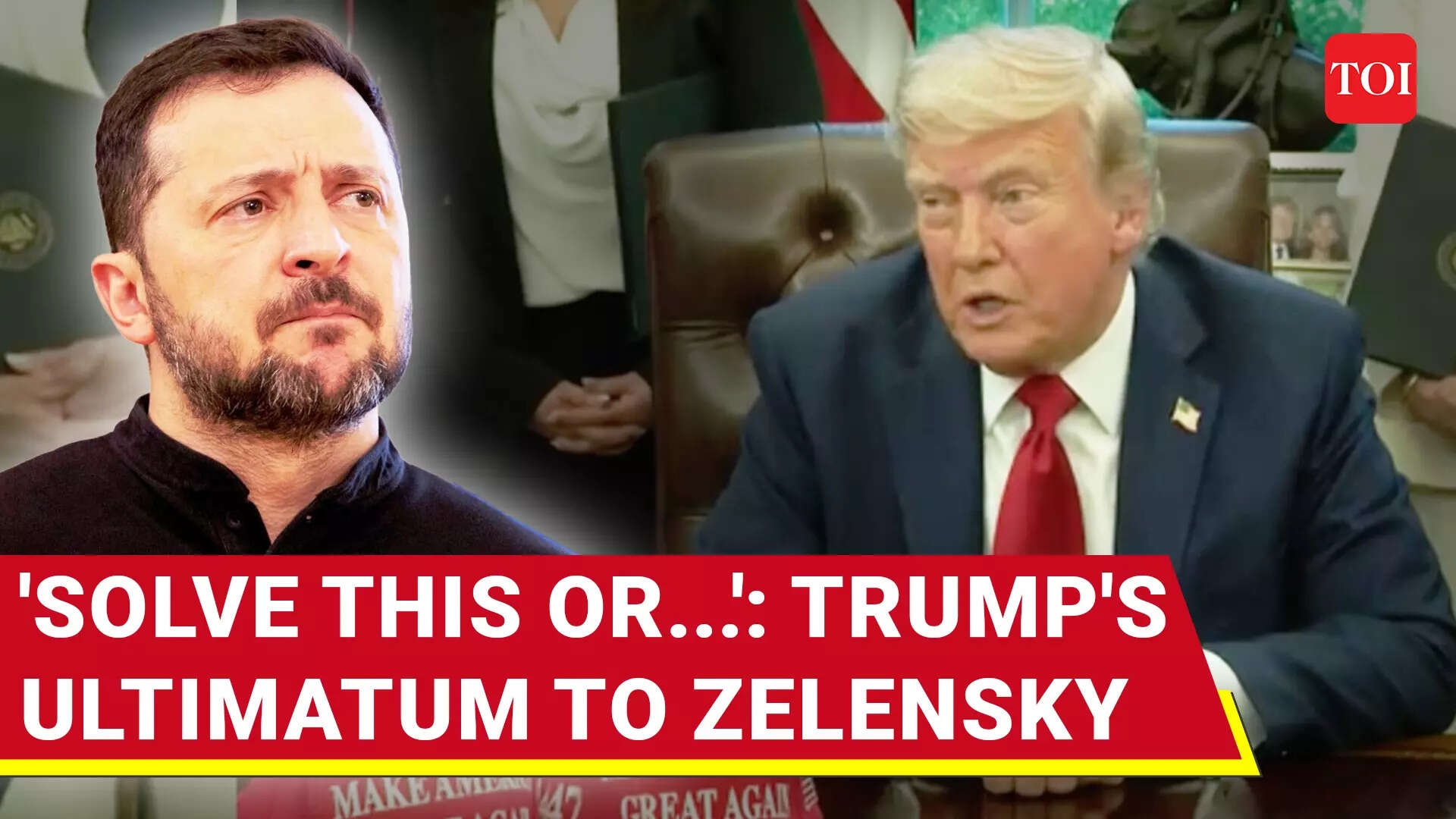 Trump's 2nd Attack On Zelensky As Ukraine Rejects Peace Term