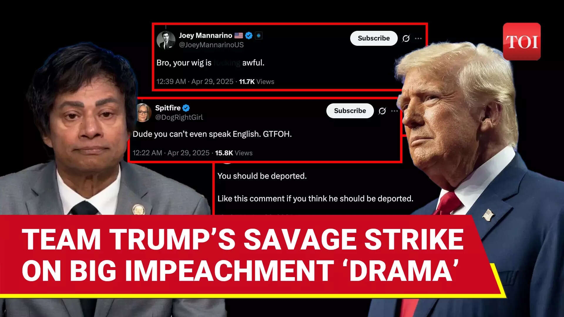 ‘You Can't Speak English': Democrat Thanedar's Impeachment Gambit Backfires, Gets Brutally Trolled