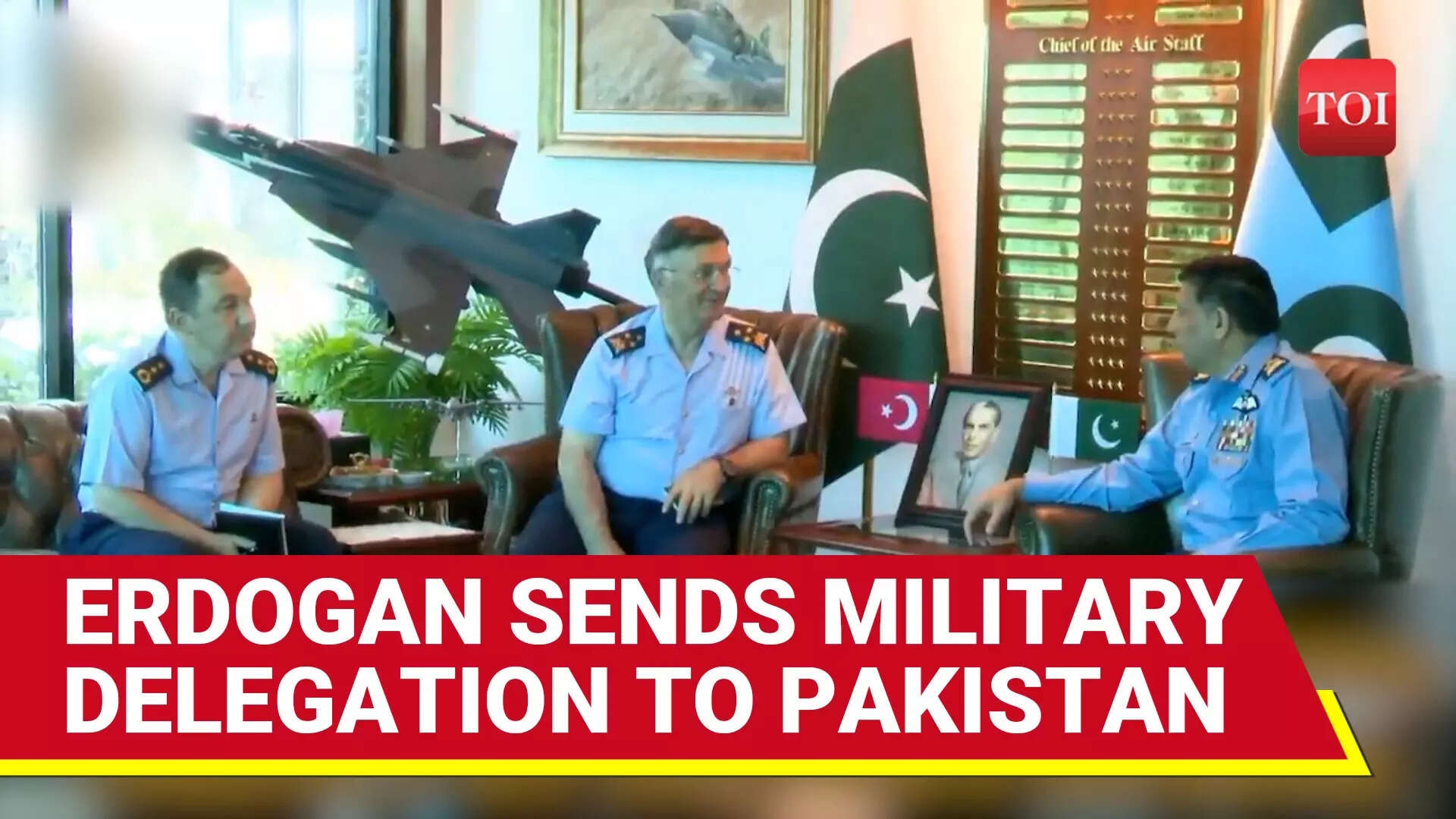 Turkish Military Delegation Holds Talks With Pak Air Force Chief Amid Tensions With India