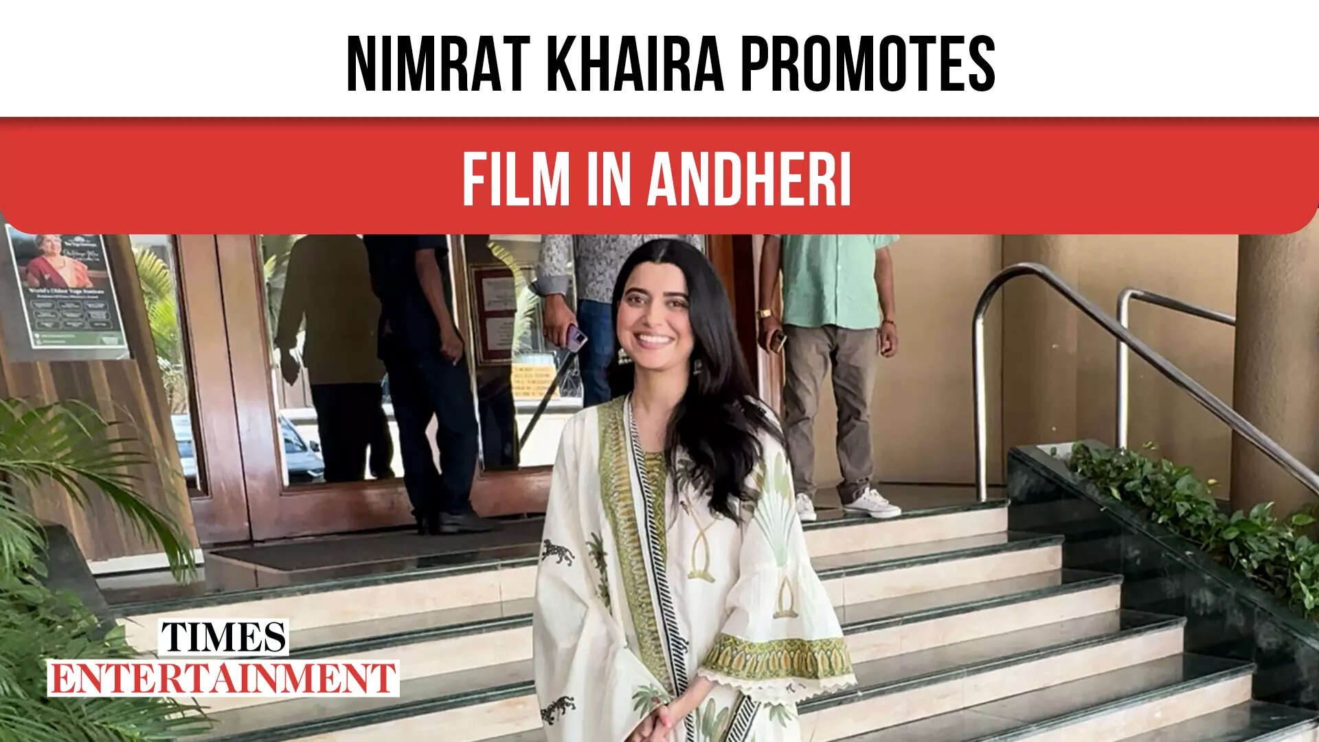 Nimrat Khaira spotted promoting film in Andheri