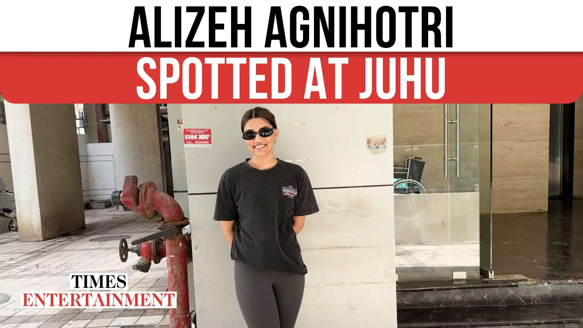 Alizeh Agnihotri Caught in Candid Moments at Juhu
