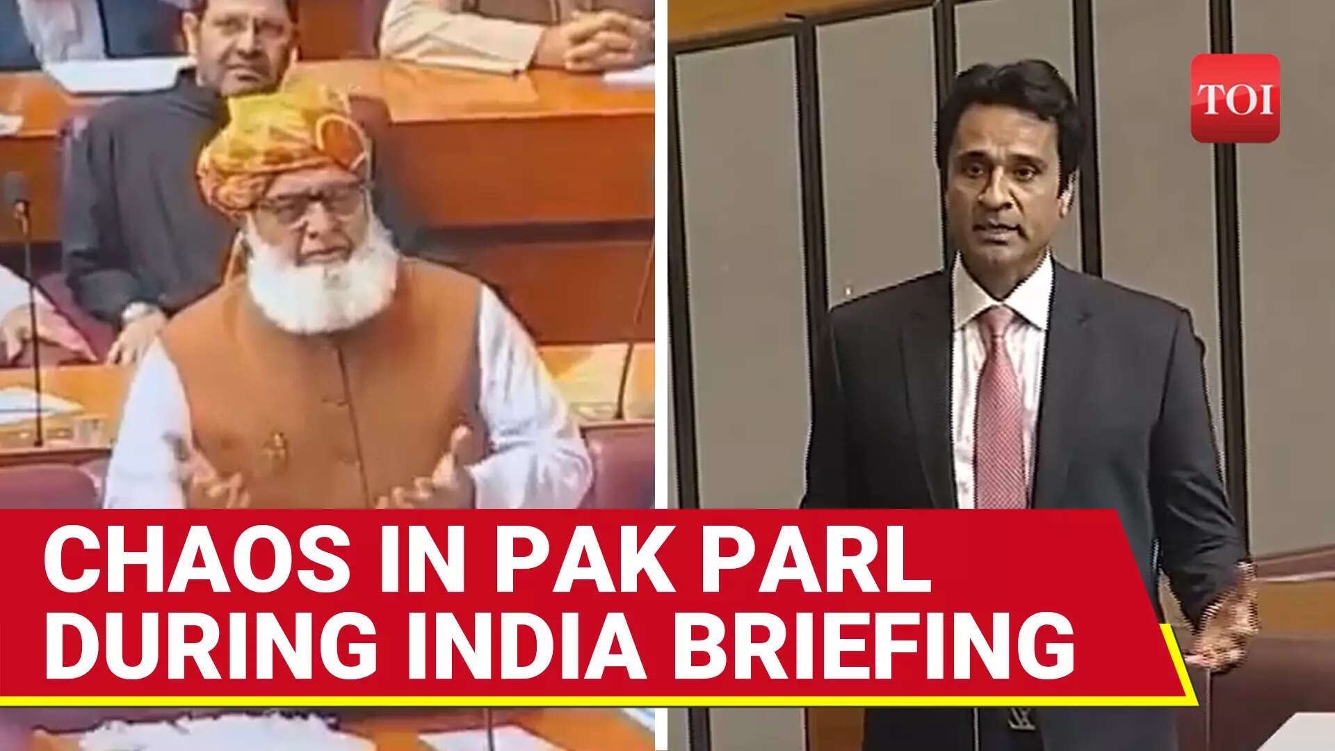 Pak Parliament Witnesses Chaos During India Briefing; Infighting, Big Attack On PM Sharif