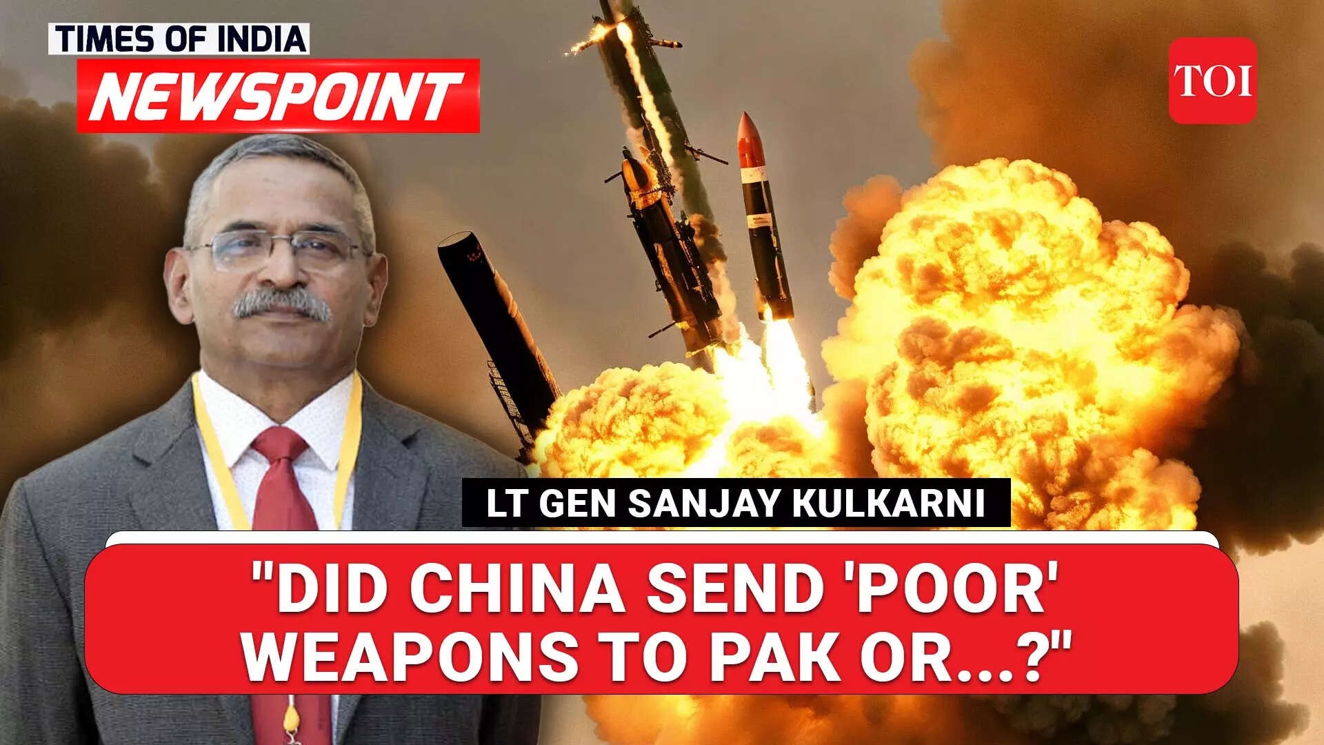 'Pak Not Given Best...': Lt Gen Kulkarni On Why Pak's China-Made Weapons Are Failing