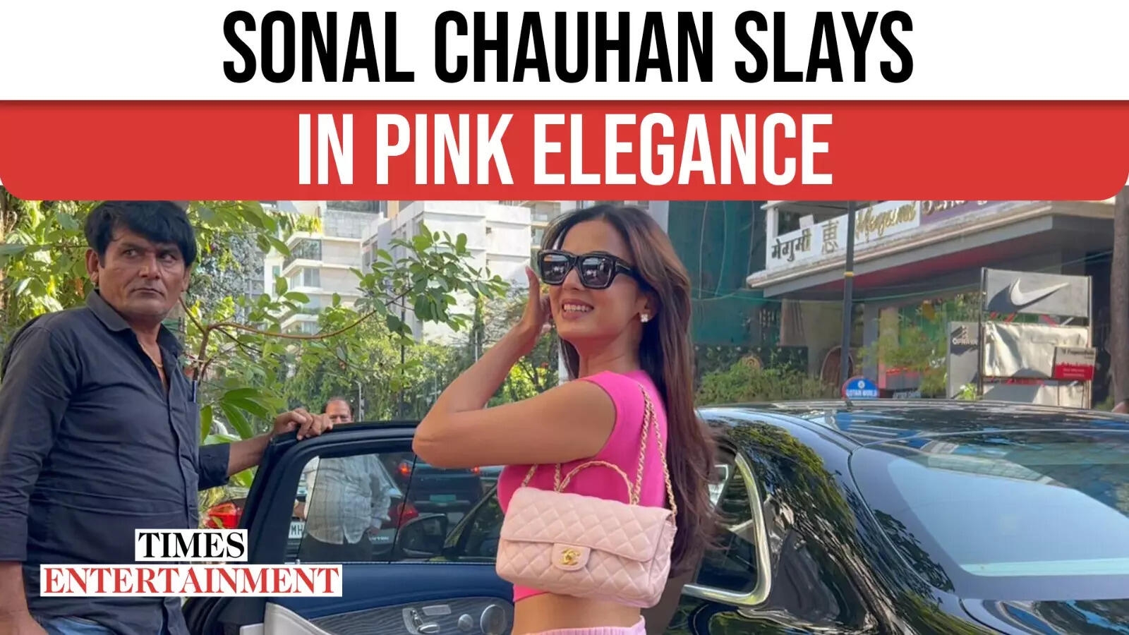 Sonal Chauhan Slays in Pink Elegance Chic and Charming: Sonal Spotted Out
