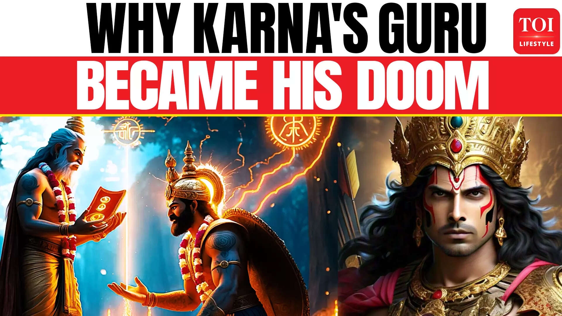 The Cruel Fate of Karna: Born Out of Wedlock & Cursed by Guru Parshuram