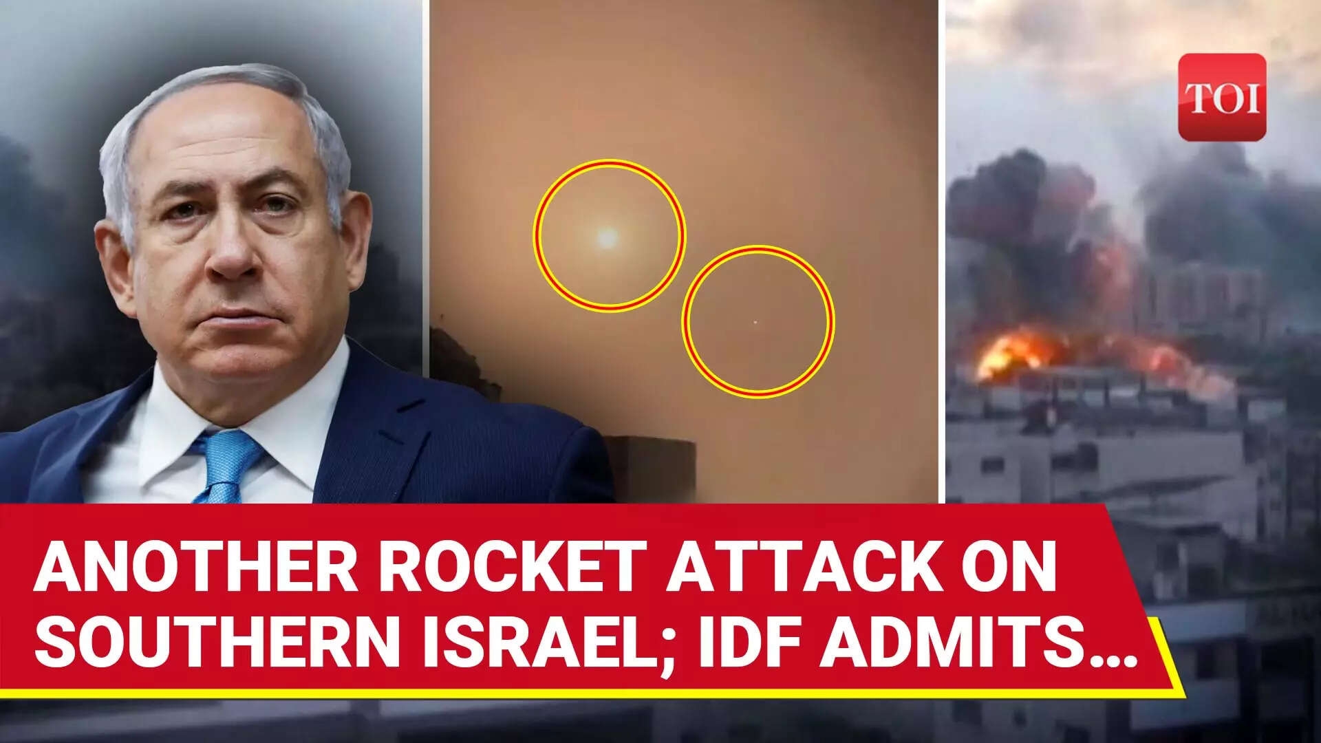 ‘Israel On Edge': Big Rocket Barrage Launched From Gaza; IDF Retaliates With Force