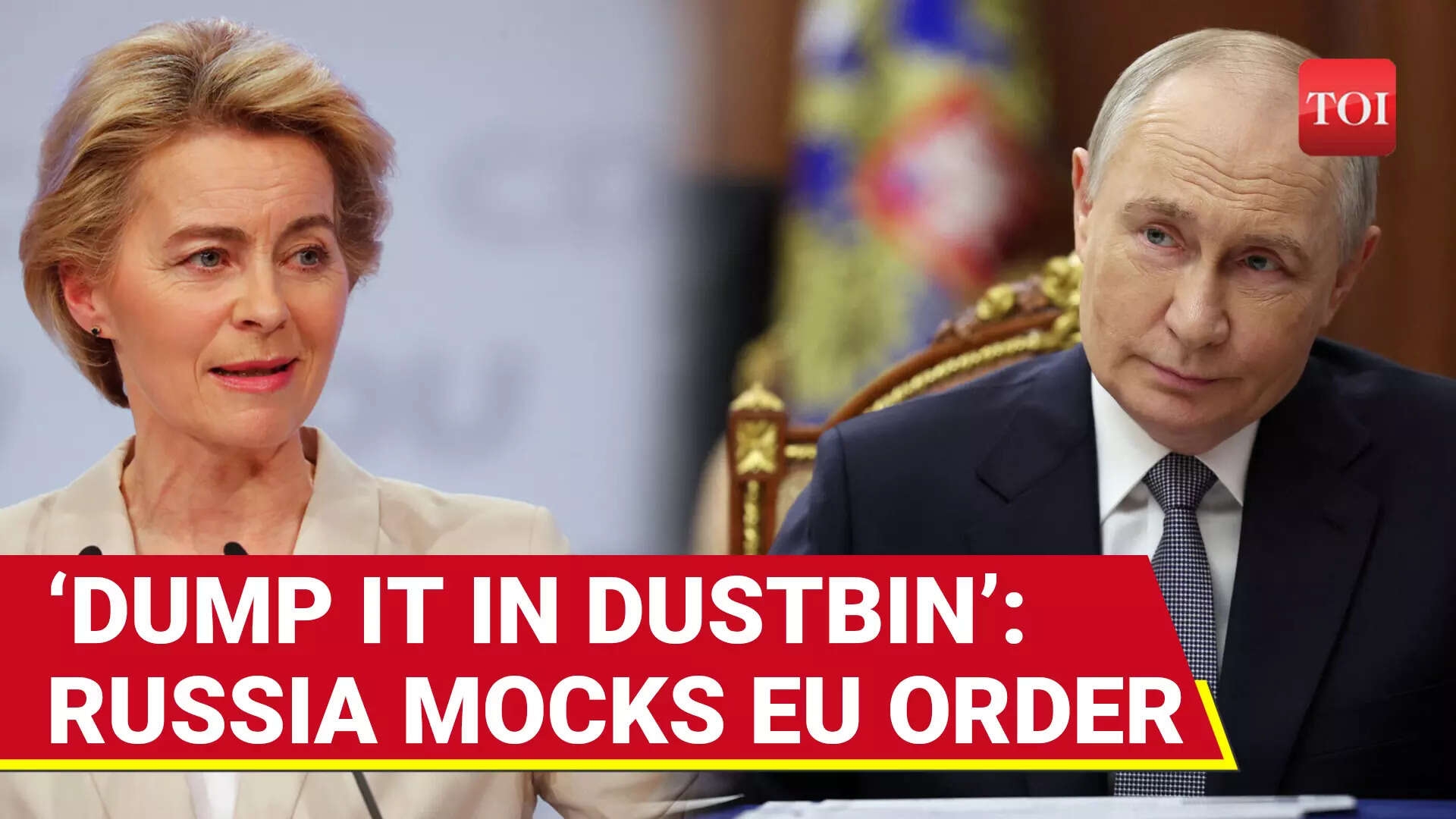 Putin Dubs New EU Sanctions As ‘Useless', Asks Brussels To ‘Throw It In Trash'