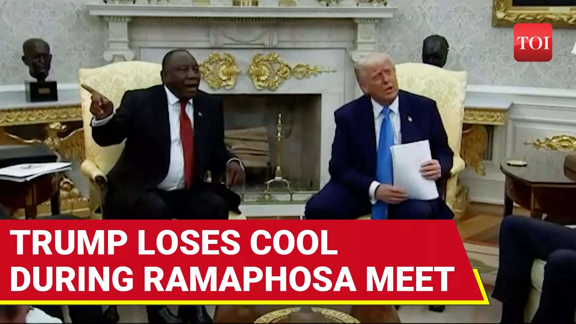 'This Jerk': Trump Clashes With NBC Reporter During Ramaphosa Meet