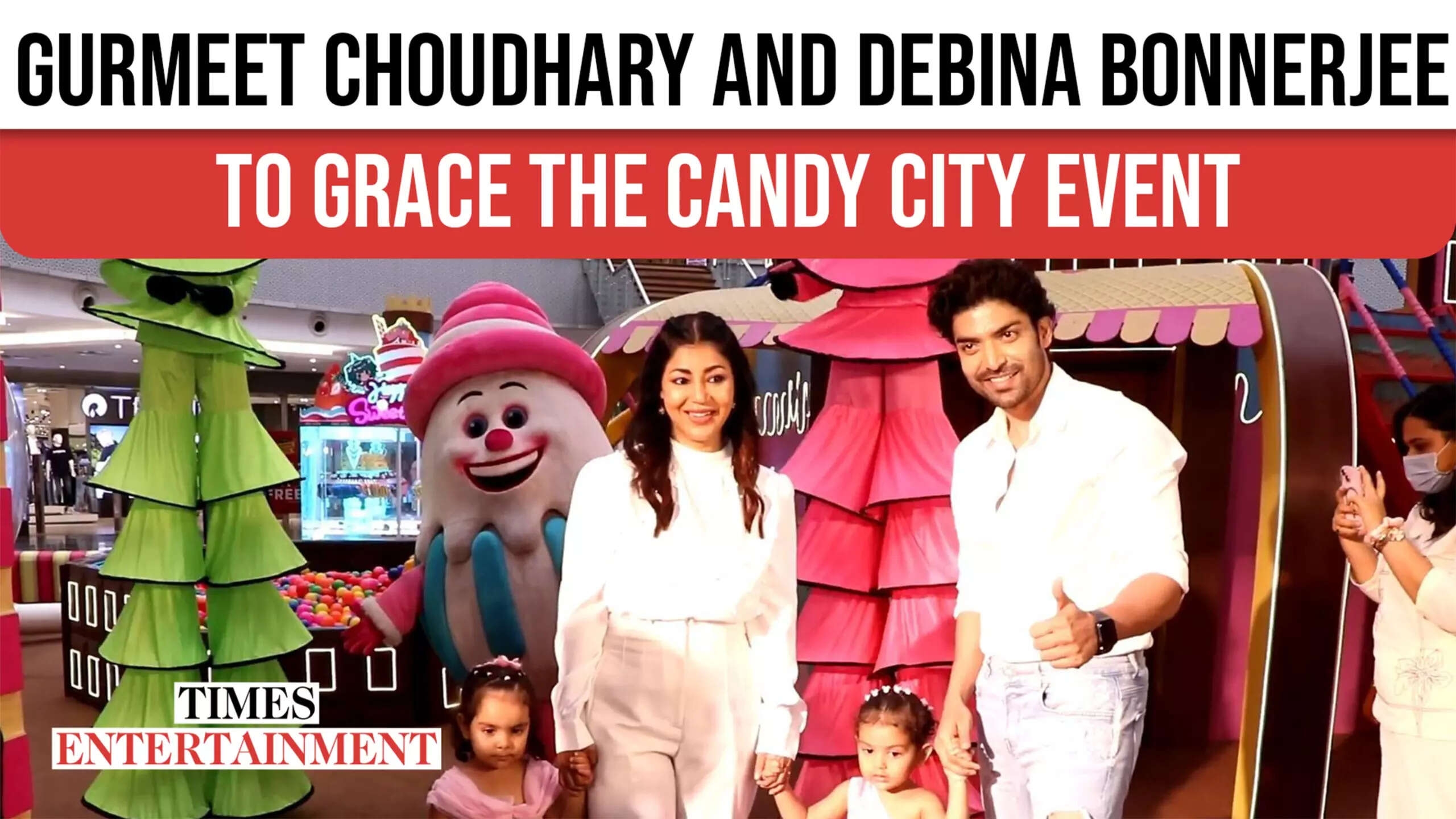 Gurmeet & Debina's Candy City Fun with Their Little Sweethearts