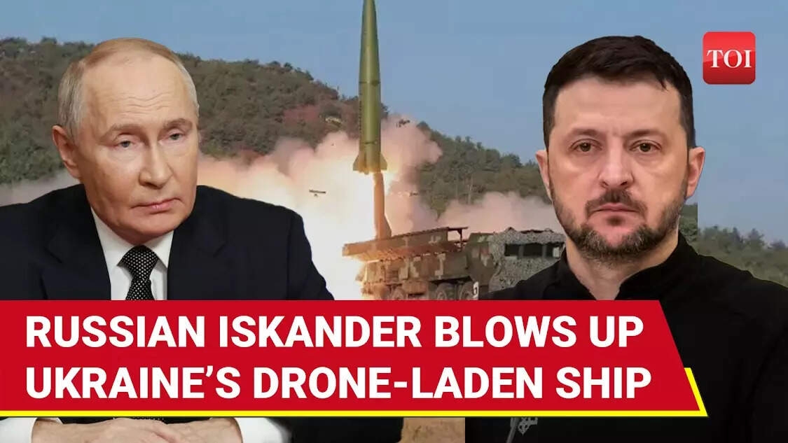 Ukrainian Ship ‘Blown To Bits' By Russian Iskander Missile; ‘Drone-Laden Vessel Destroyed' In Odesa