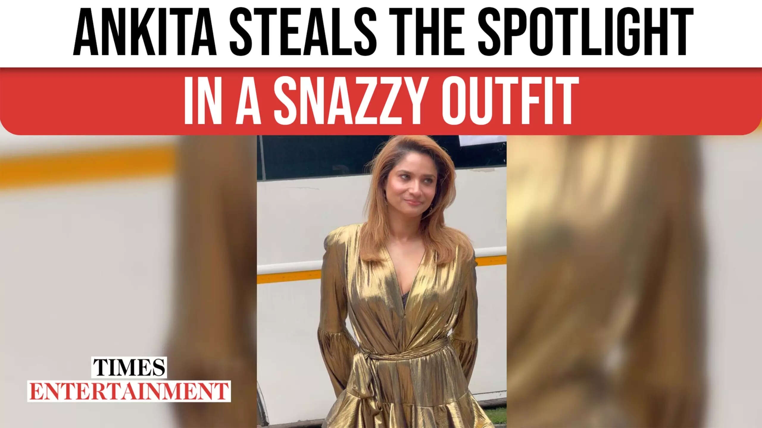 Ankita steals the spotlight in a snazzy outfit