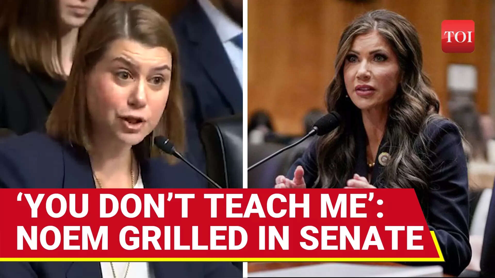 ‘Give Answer, Not Lecture': Slotkin Fiercely Confronts Noem Over Trump's Deportations