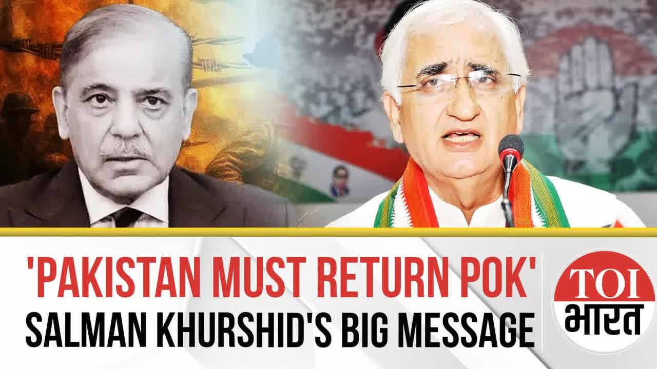 Pakistan Must Return PoK to India. It Has to Come Back to Us: Salman Khurshid's Big Statement