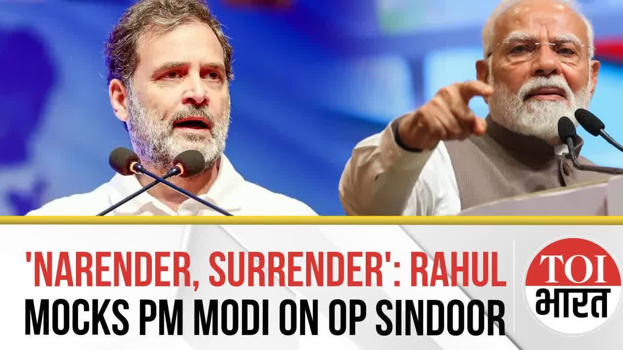'Trump Said Stop, PM Modi Stopped': Rahul Slams Ceasefire Deal With Pak
