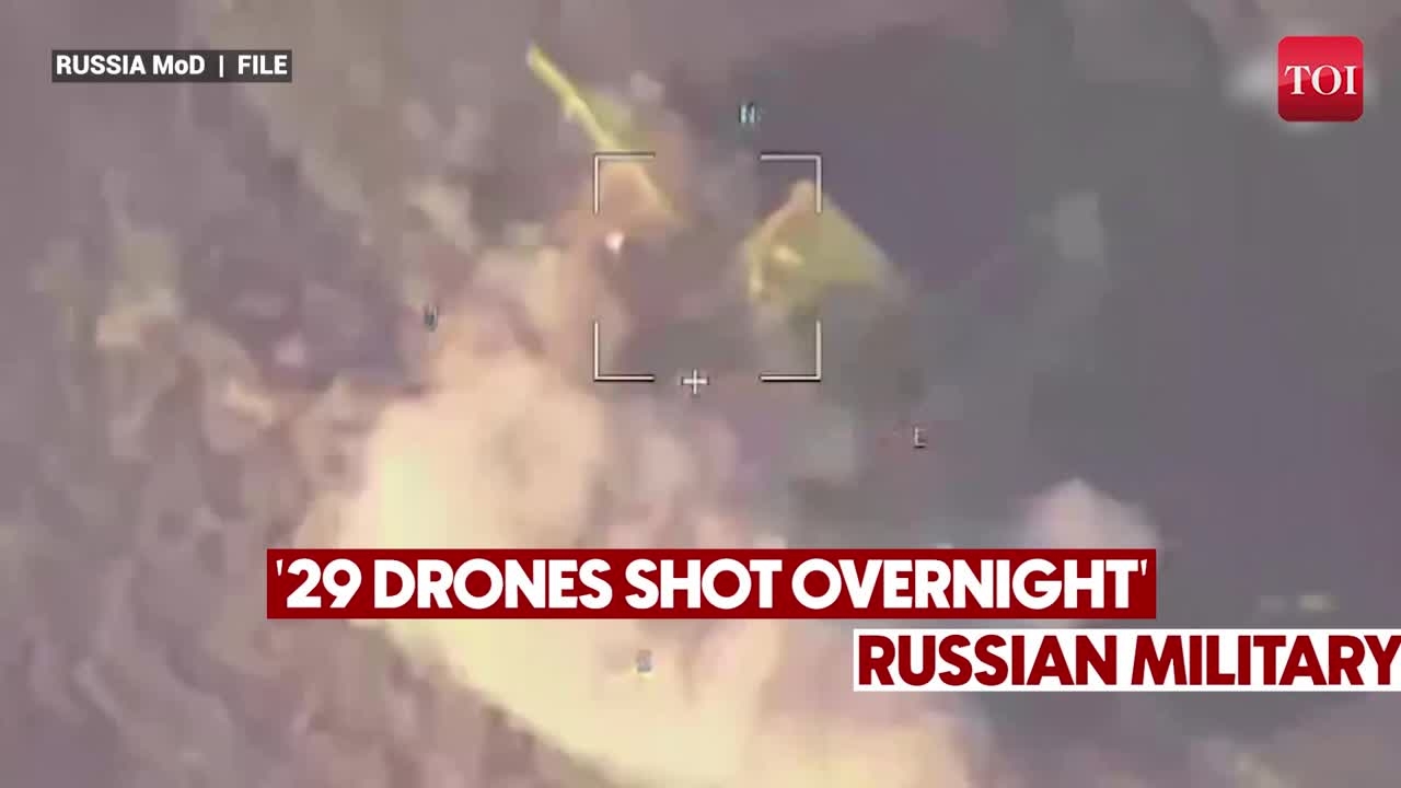 'Shot 29 Drones Overnight Across Three Regions': Ukraine Attempts Another Audacious Attack On Russia
