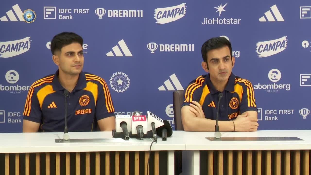 Shubman Gill and Gautam Gambhir press conference on June 6 ahead of IND vs ENG Test series