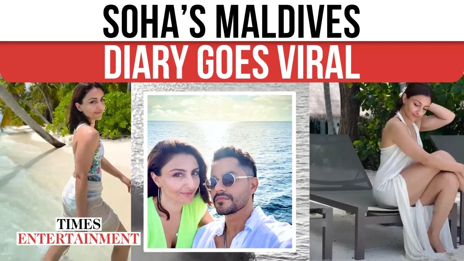 Soha Ali Khan's Dreamy Maldives Escape With Kunal & Inaaya