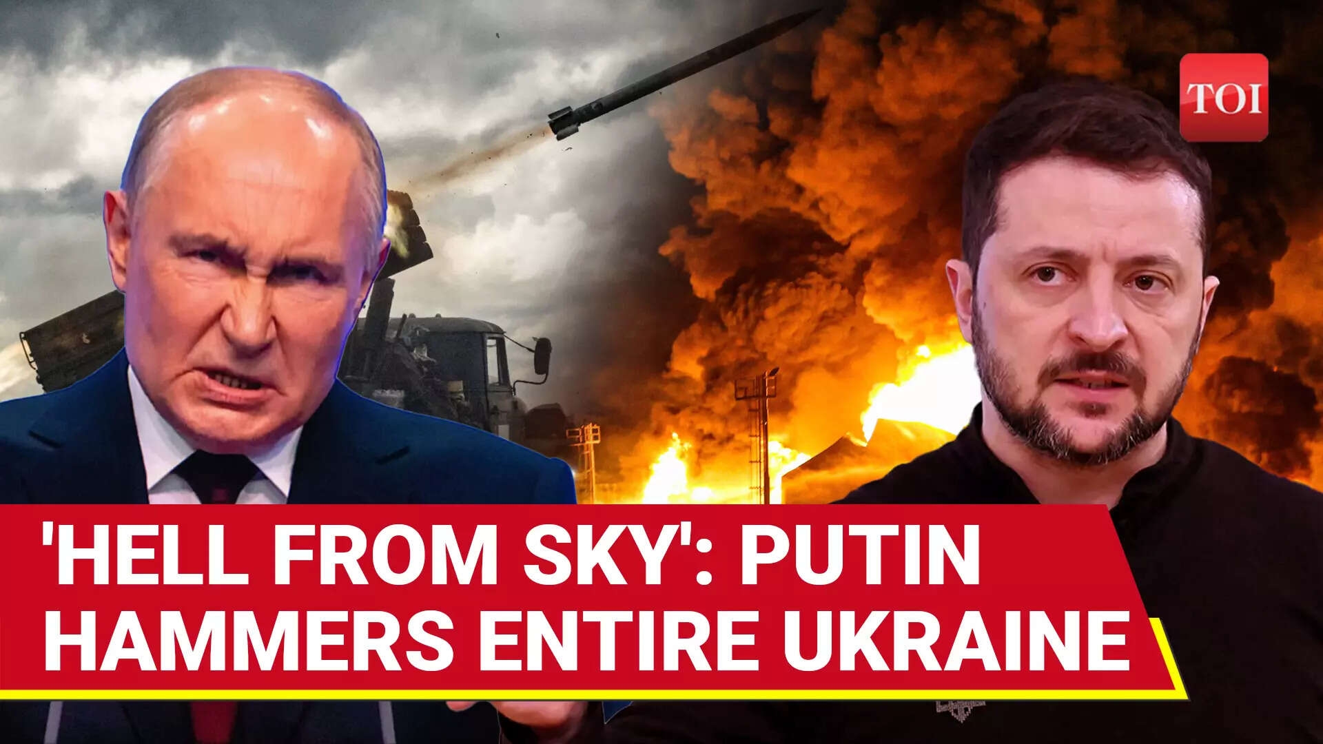 Russia Says Ukrainian Fighter Jet Shot Down In Missile Strike Amid Massive Revenge Attacks