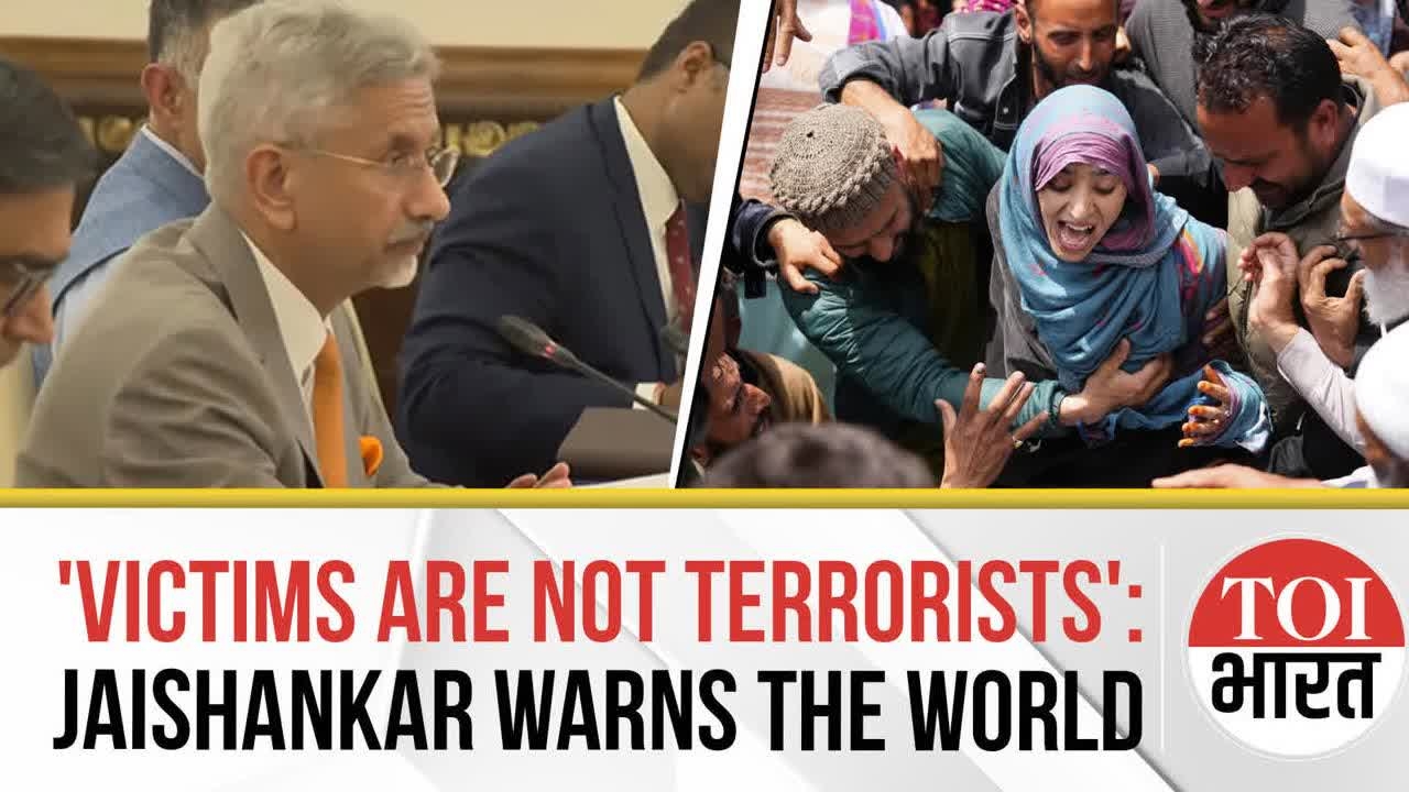 'Don't Equate Terrorists With Victims': Jaishankar's Stern Message, India Slams Terror Sympathy