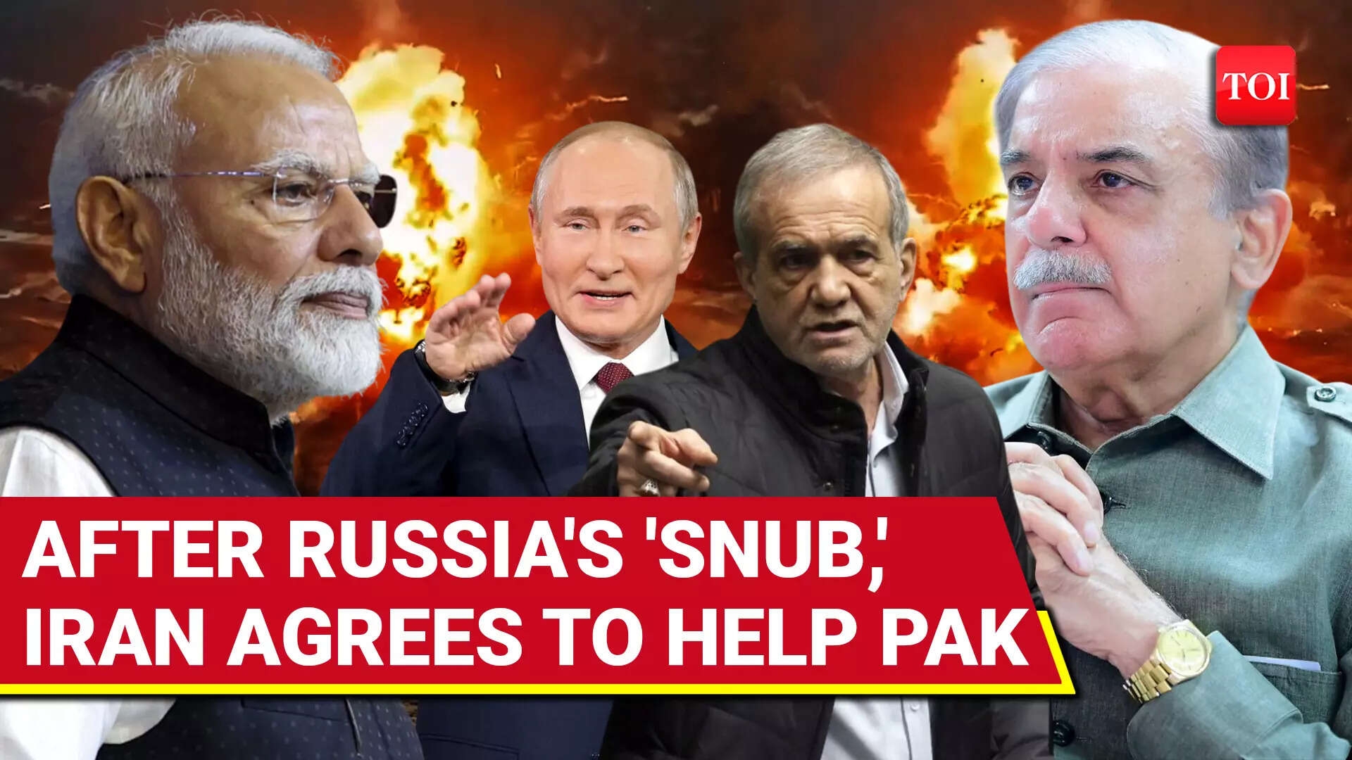 Iran Agrees To Help Pak Defuse Tensions With India After Putin 'SNUBS' Sharif