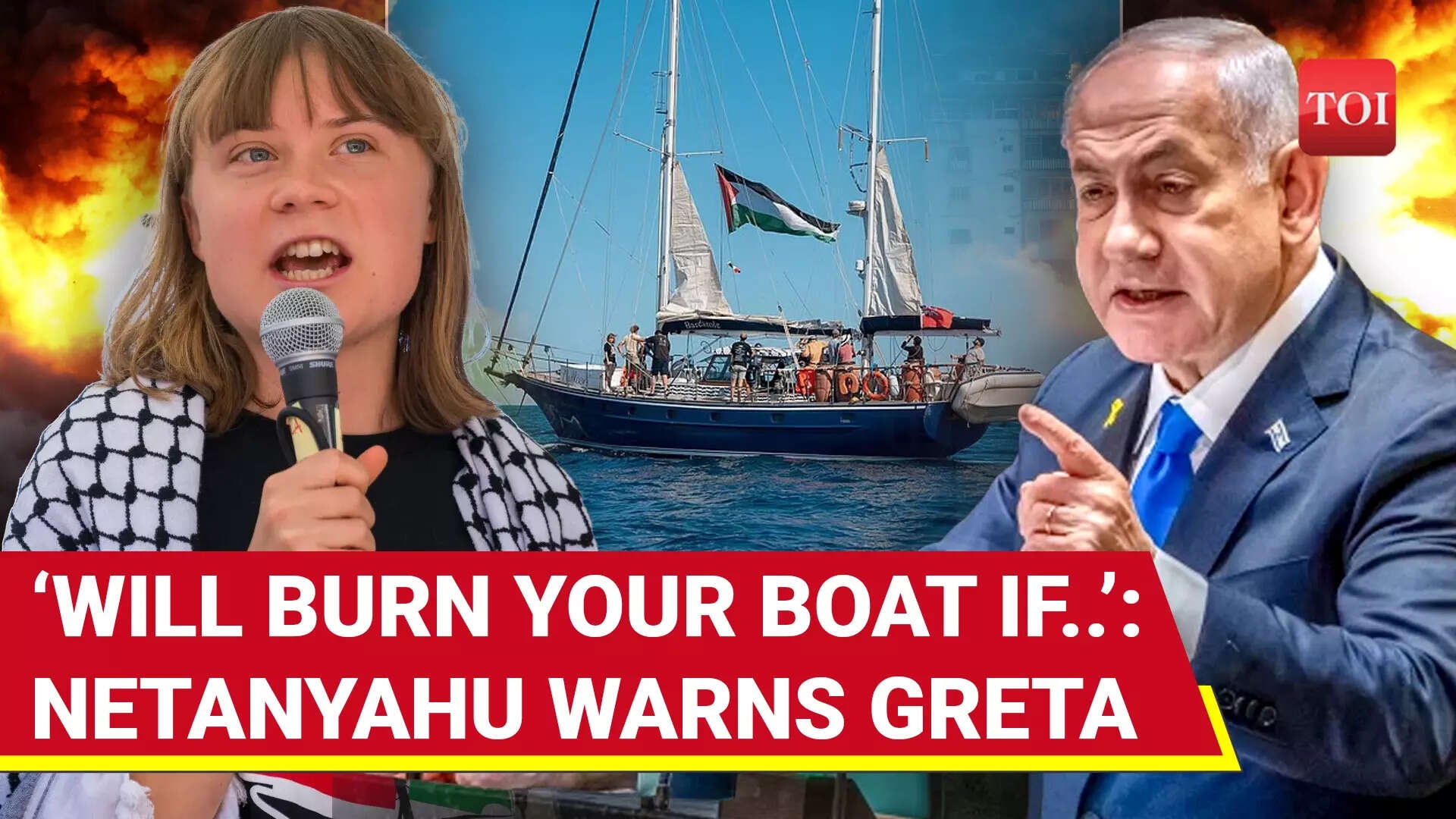‘Bomb Greta If…': Israel Army Ready Missiles To Strike Flotilla Approaching Gaza; Netanyahu Warns