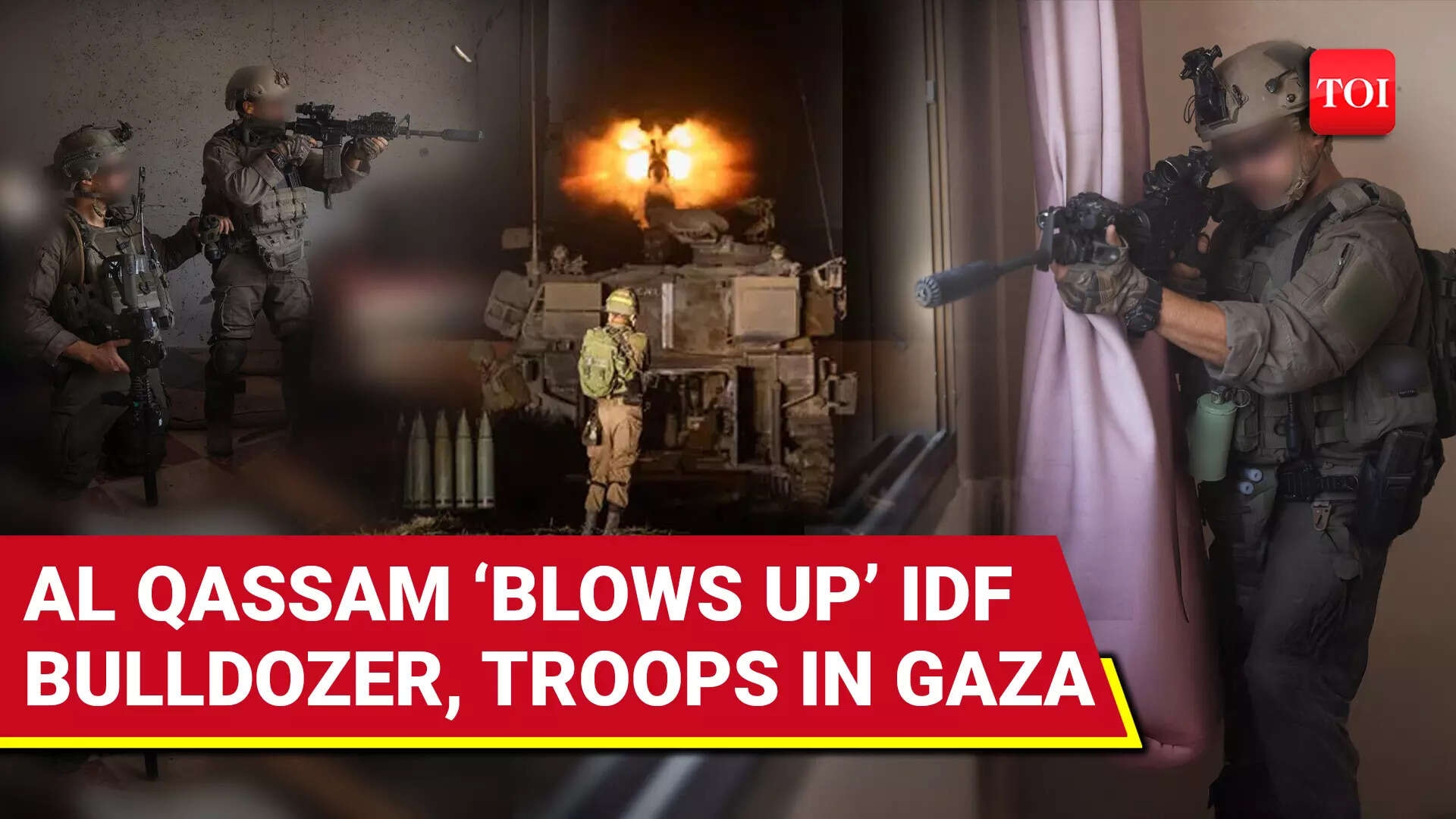 Al Qassam ‘BURNS' Israeli Bulldozer, ‘WIPES OUT' Elite Unites In Fierce Gaza Battle