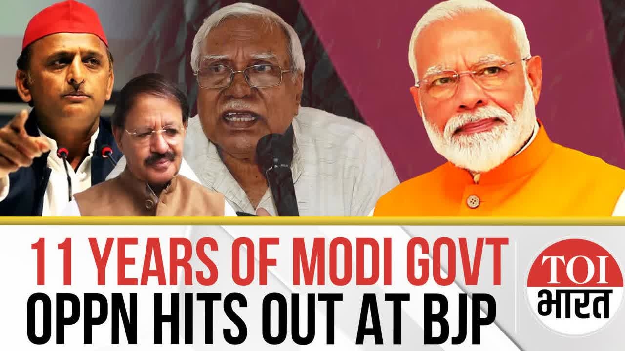 'Is This Your Achievement?': Oppn Trashes Development Claims As BJP Celebrates 11 Years Of Modi Govt