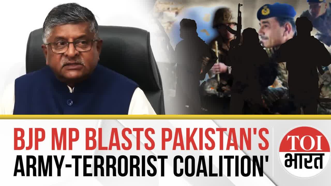 BJP MP Ravi Shankar Prasad Blasts Pakistan, Accuses Islamabad is Run By Military-Terrorist Coalition