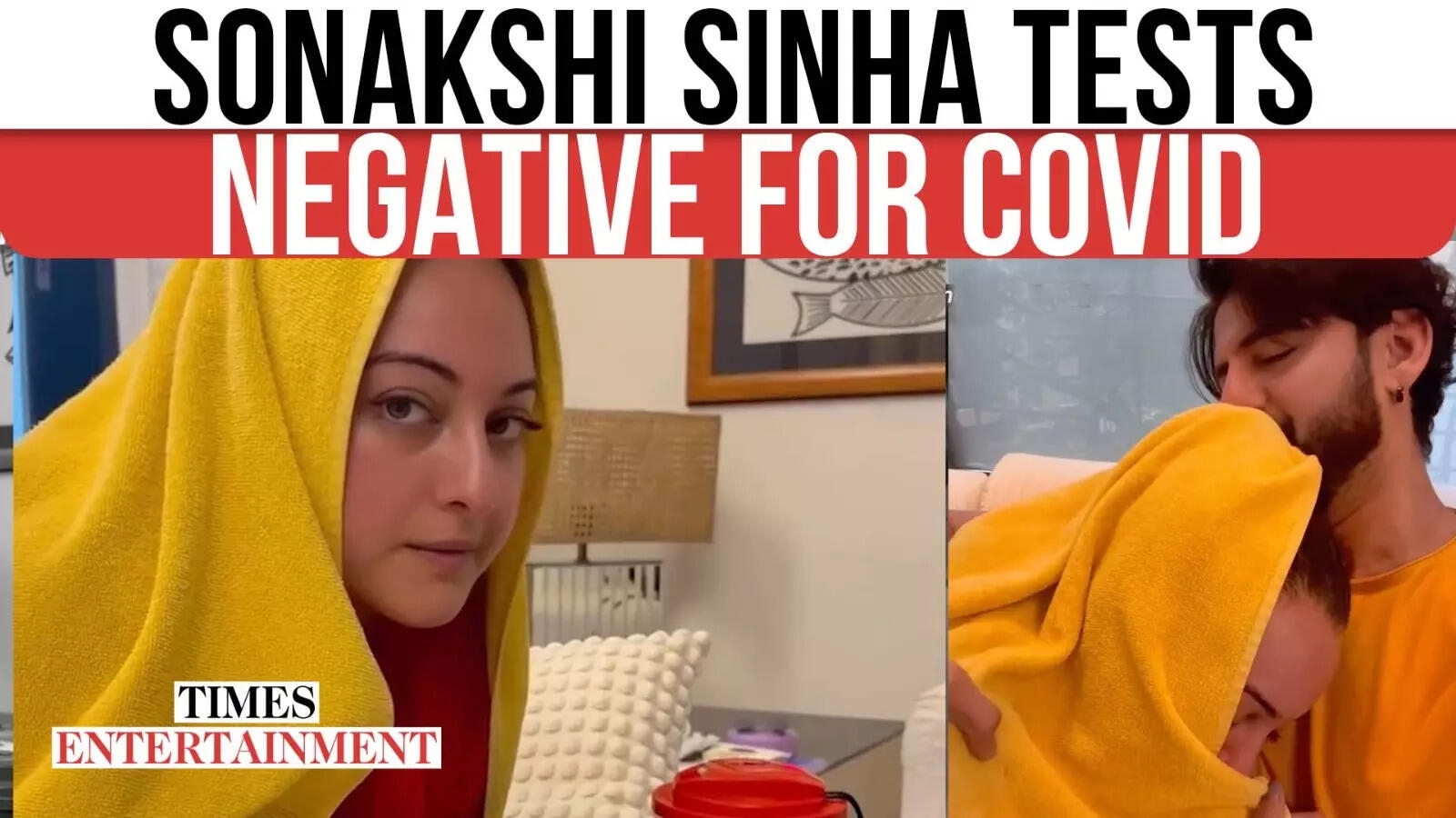 Covid Scare Over! Sonakshi Sinha Confirms Negative Test With A Smile
