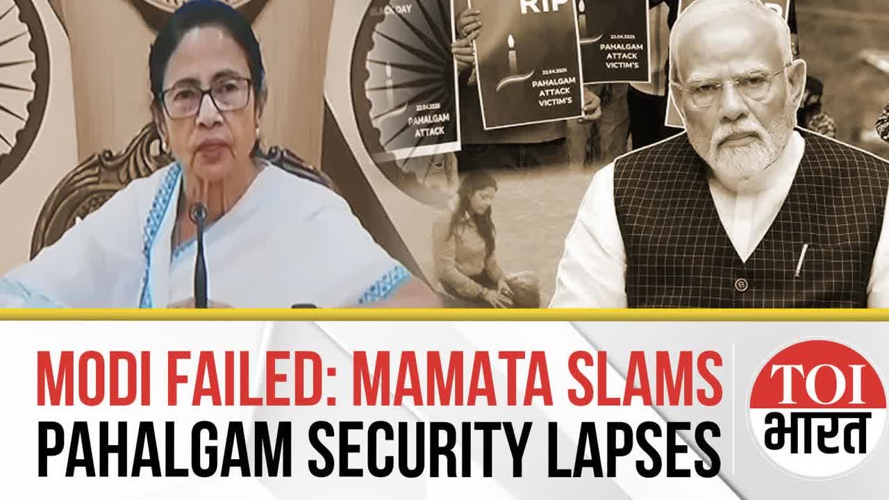 West Bengal CM Mamata Slams Modi Government Over Pahalgam Security Lapses Amid BJP Backlash