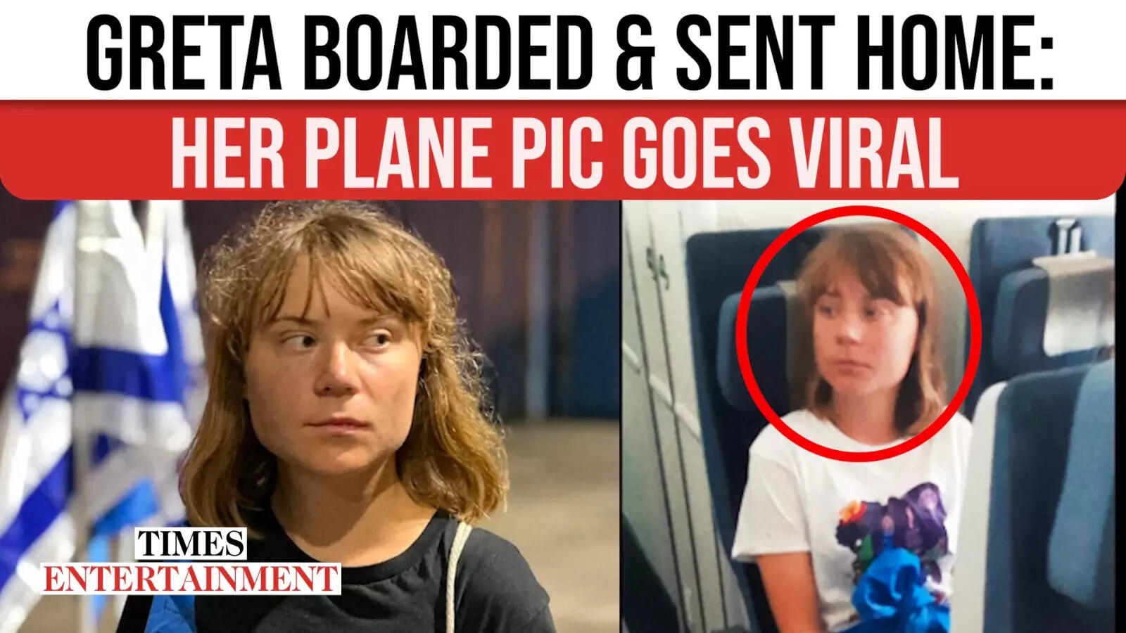 Somber Greta Thunberg Put on Plane as Israel Deports Her After Aid Ship Standoff