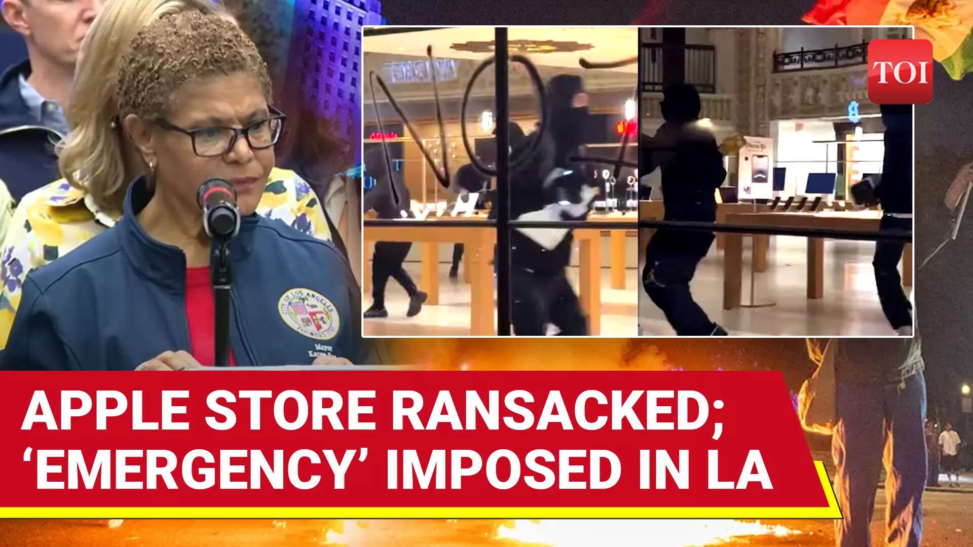 Apple Store Ransacked, Anti-ICE Riots Explode In Downtown Los Angeles
