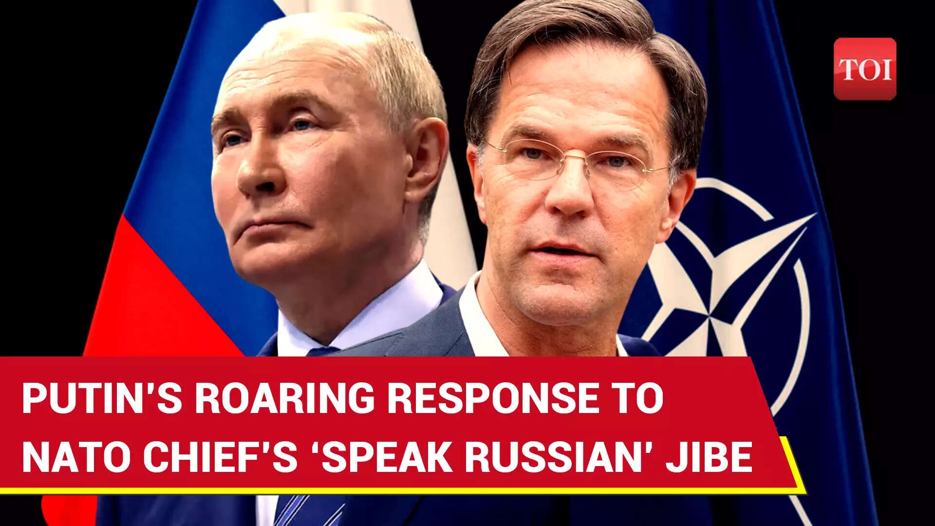 Putin Attacks NATO After Bloc Chief's 'Speak Russian' Taunt; ‘Open Offensive Against…'