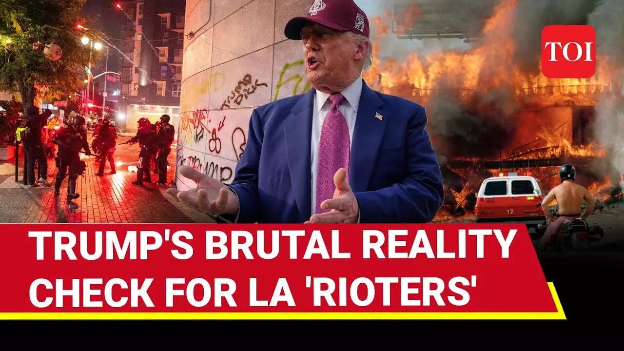 'Will Liberate LA': Trump's Grim Warning For Protesters, 'Foreign Flags' As Chaos Enters Day 5